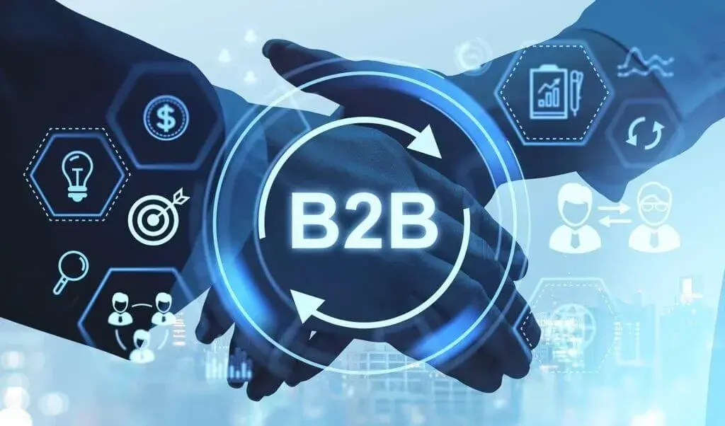 Business professionals networking